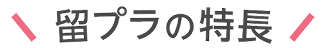 留プラの特長