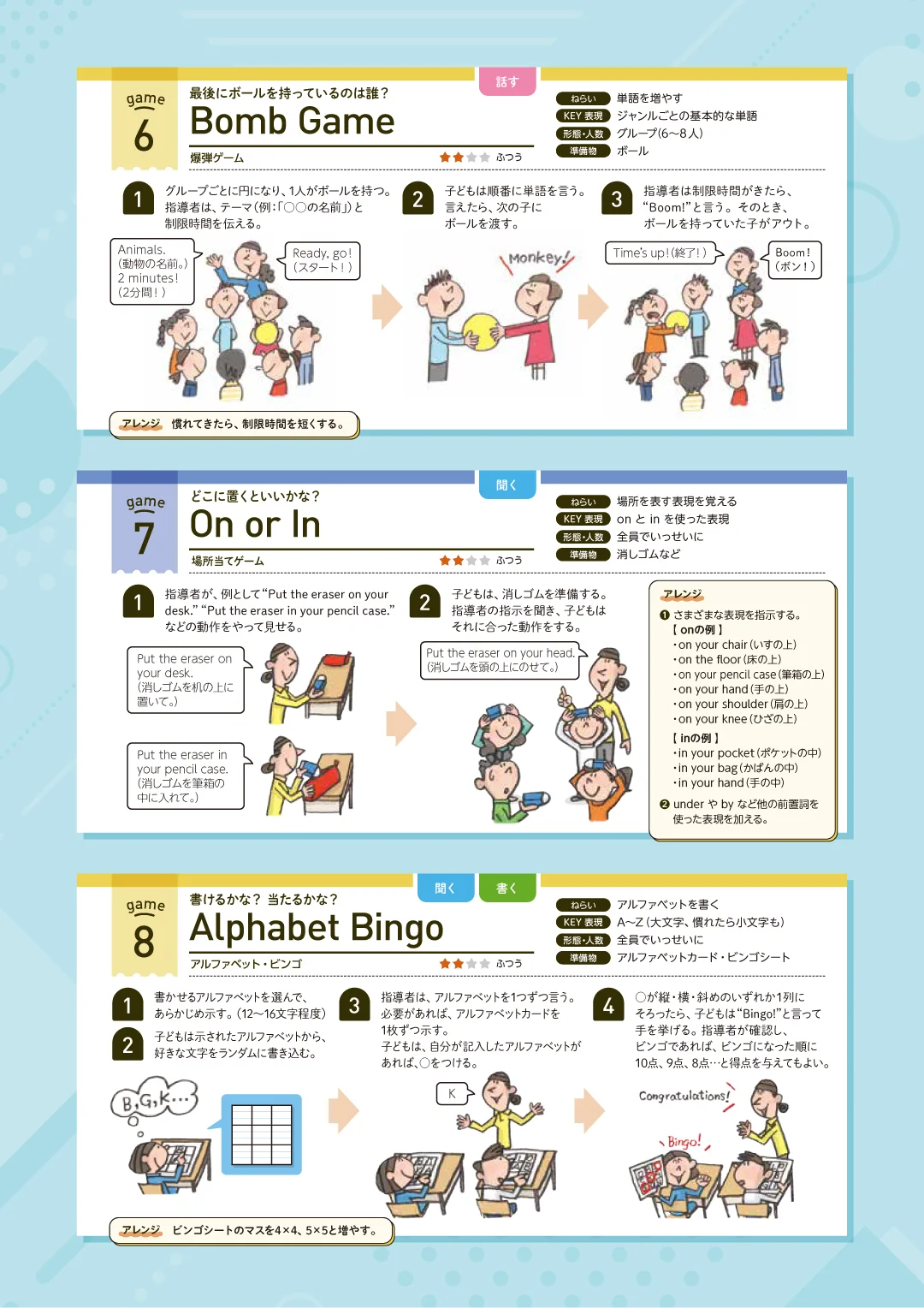 授業づくりのためのゲーム集 3ページ目