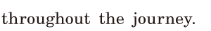 <span class='nw'>throughout</span> the journey. / 