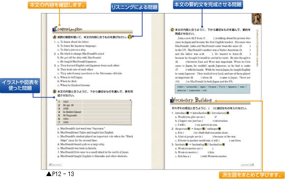 ELEMENT English Course I,II 特長 | 啓林館