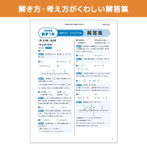 解き方・考え方がくわしい解答集